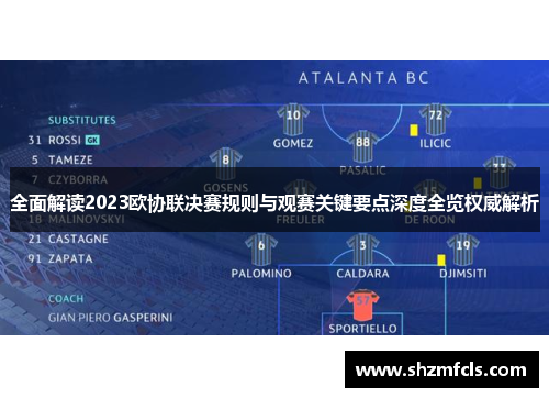 全面解读2023欧协联决赛规则与观赛关键要点深度全览权威解析